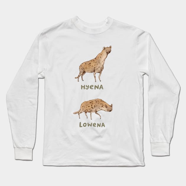 Hyena Lowena Long Sleeve T-Shirt by Sophie Corrigan